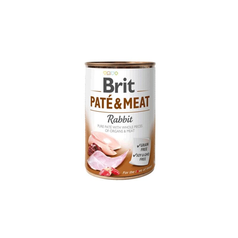 Brit - nourriture humide poulet lapin 400 g S9111142