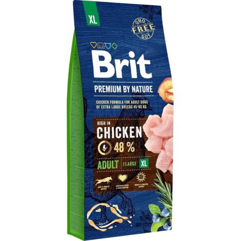 Brit Premium Adult XL Pollo e Salmone 15,1 kg naturale