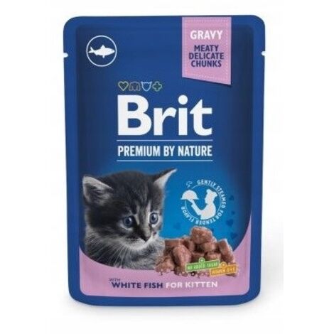 Brit Premium By Nature Pescado Blanco Gatito 100 g