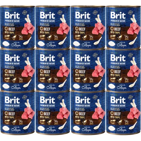 Brit Premium By Nature RINDFLEISCH & KUTTELN 12x800g