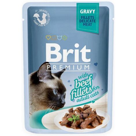 Brit Premium Cat  Saucenfilets  85 g - Rindfleisch 85 g