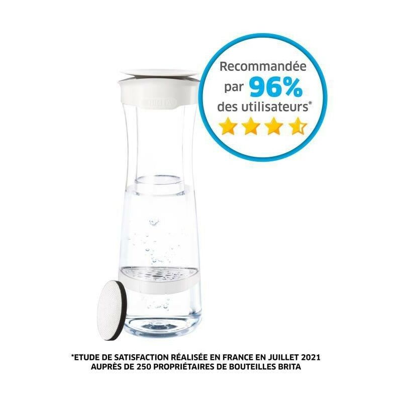BRITA Bouteille filtrante FILL&SERVE Graphite + 1 disque de rechange