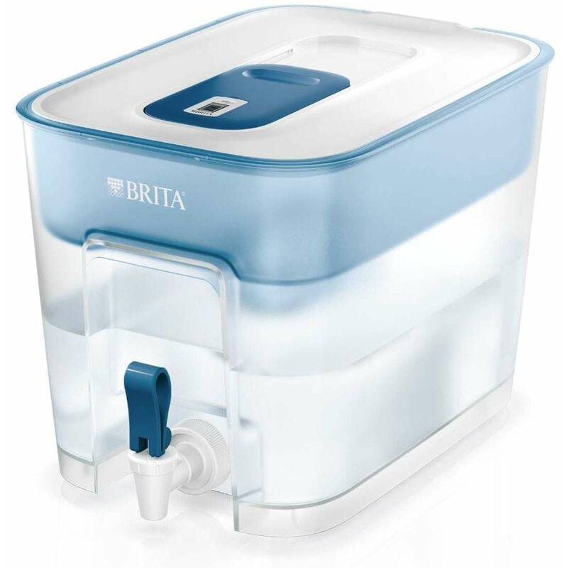 Brita - Carafes - Réservoir filtre à eau Flow, volume 8,2 l, bleu 1052805