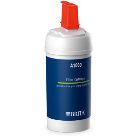 BRITA Cartouche A1000 filtre le calcaire, le chlore, le plomb et autres impuretés pour une eau du robinet plus pure
