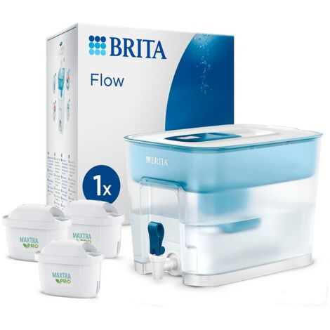 Brita Flow Sistema filtrante Capienza 8,2 Litri MAXTRA PRO All-in-1  Sistema + 3 Filtri