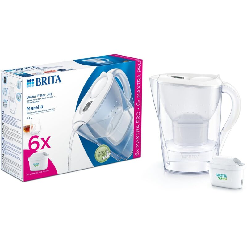 Brita - marella me4w white incl 6mxpro cu ceb - 1051132 -
