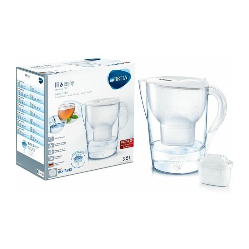 

Marella XL Filtro de agua para jarra 3,5 L Transparente, Blanco - Brita