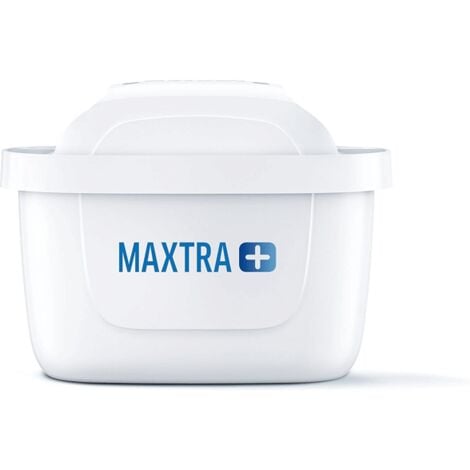 SJQKA BRITA MAXTRA + Pack de 6 cartuchos de filtro de agua, compatibles con jarras filtrantes BRITA, que reducen la cal, el cloro y otras sustancias, color blanco
