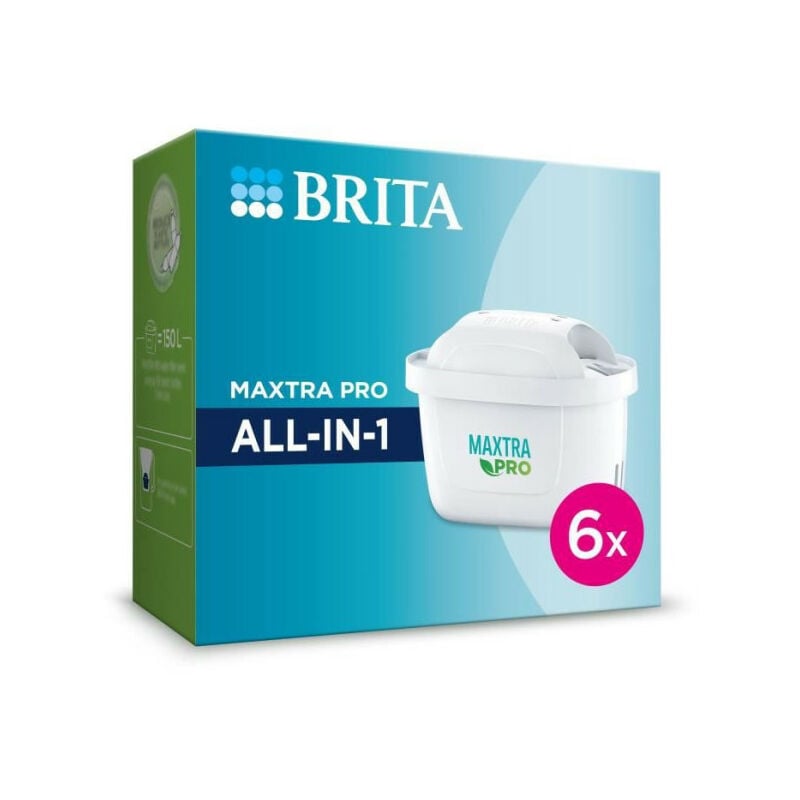 Brita - Cartouche Filtre eau robinet maxtra pro All-In-1 Pack de 6