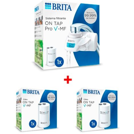 Brita Sistema filtrante On Tap Pro V-MF Per il Rubinetto  Sistema + 3 Filtri