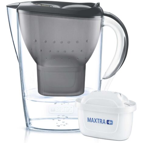 Brita Wasserfilter-Kanne Marella graphit, 2,4 l Füllmenge Wasserfilter