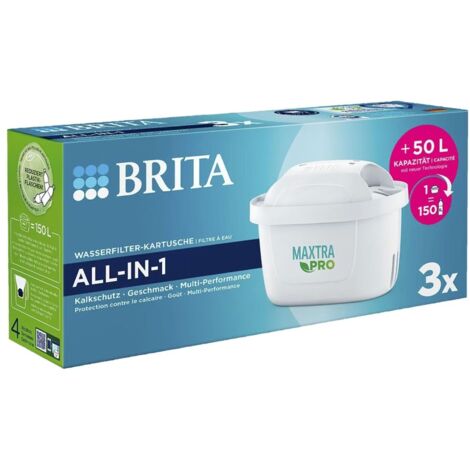 Brita Wasserfilterkartusche MAXTRA PRO All-IN-1, 3er-Pack Wasserfilter