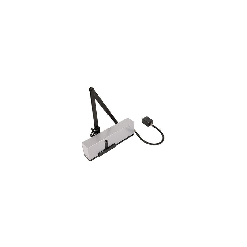 Briton 9963 Electromagnetic Hold-Open / Swing-Free Door Control Silver
