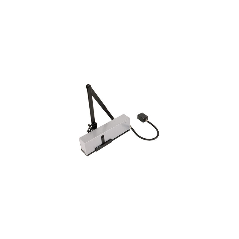 Briton 9965 Electromagnetic Hold-Open / Swing-Free Door Control Silver