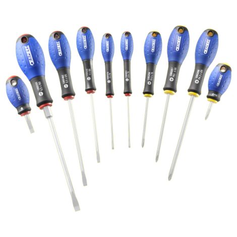 Britool E160905B Jeu de 10 tournevis Plat / Phillips (Import Grande Bretagne)
