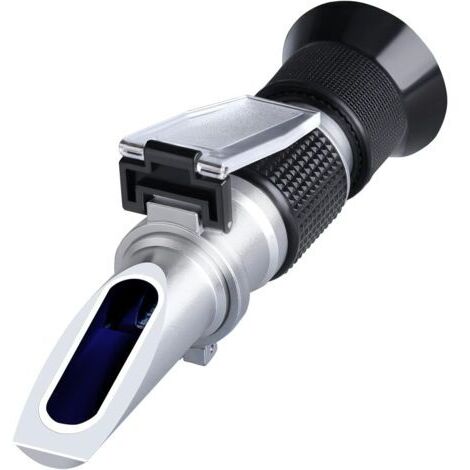 Brix 090% Refractometer Hand Refractometer Sugar Refractometer High Precision Brix Meter with ATC for Fruit, Beverages and Juice, Honey, Maple Syrup, Molasses and Other Sweet Drinks