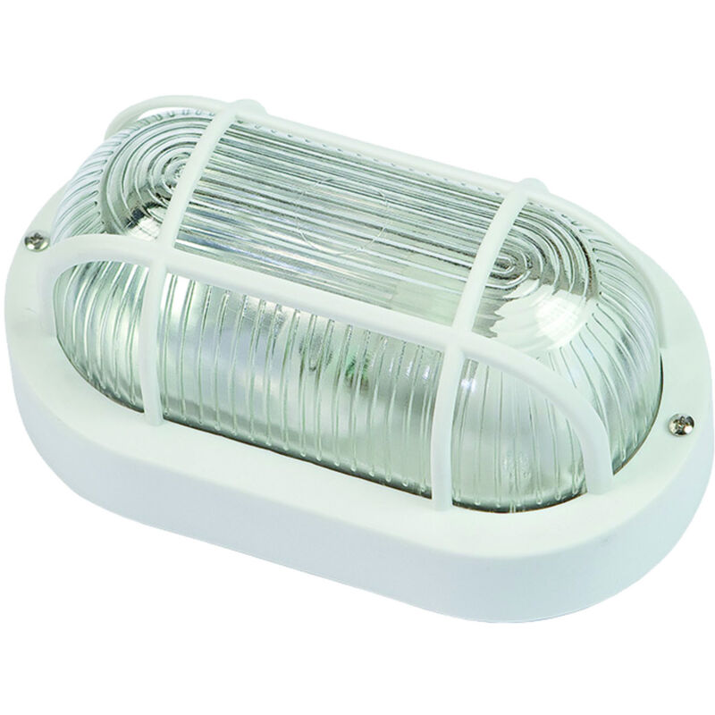 Brixo Deckenbeleuchtung Ovaler Außenanwendungshöhe 17 cm - white