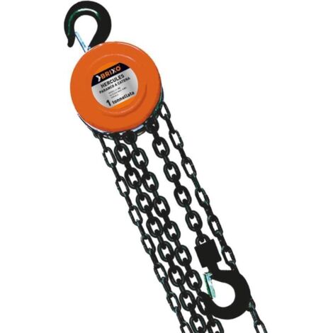 BRIXO HERCULES PARANCO ARGANO A CATENA ROCCHETTO IN ACCIAIO MAX 3 MT 1000 KG