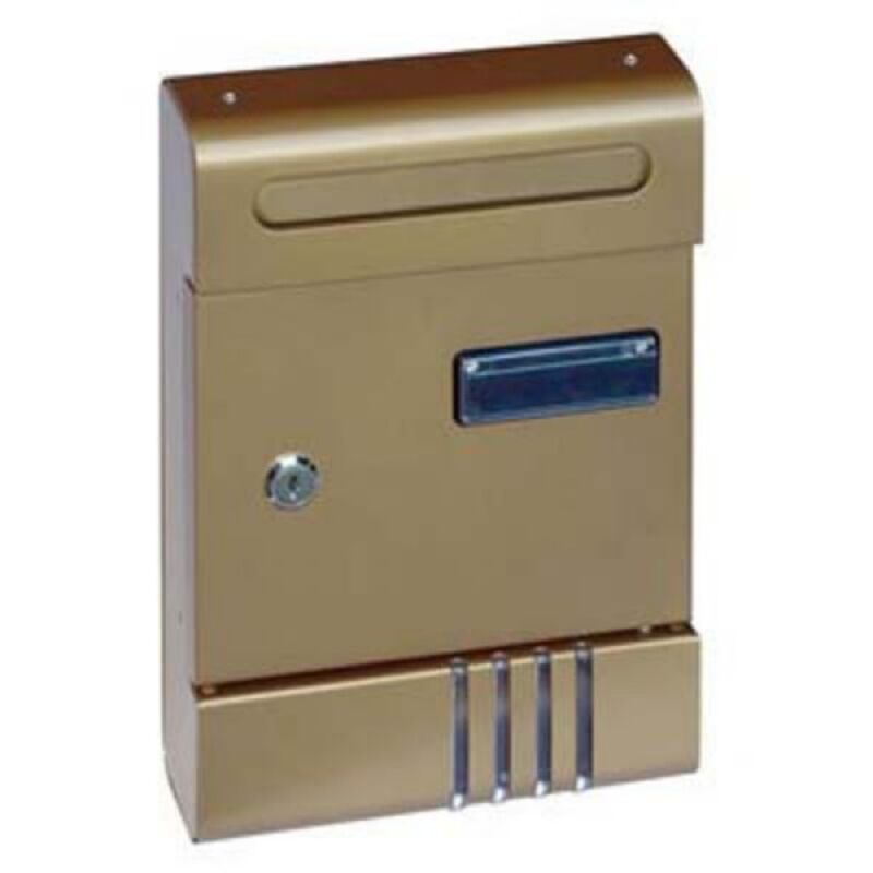 Pluto boîte aux lettres modulaire extérieure en aluminium couleur bronze CM20 10PCS - Brixo