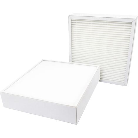 Brizz – Filtres VMC DANTHERM HCC2 HCC260 – Lot de 2 filtres G4 + F7 – Dimensions 220 x 203 x 48 mm – Pour qualité air intérieur optimale