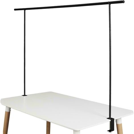 BRO TABLE DECOR RAIL, metallo nero, regolabile