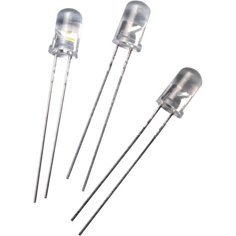 Broadcom HLMP-CB2B-VW0DD LED bedrahtet  Blau Rund 5 mm 7200 mcd 23 ° 20 mA 3.2 V