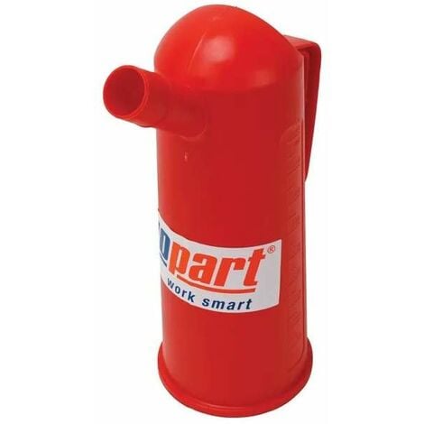 Broc verseur gradué 1 litre avec bec et poignée doseur résistant huile acide mélange atelier burette