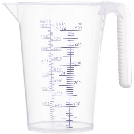 Broc Verseur Gradué Polypropylène Translucide  0,5 L 145 X 100 X 135