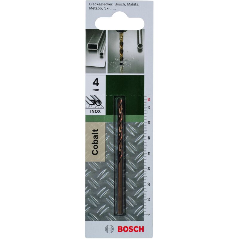 

2609255068 Broca para metal HSS-Co, DIN 338 Ø 4,0 mm- L- 75 mm - Bosch