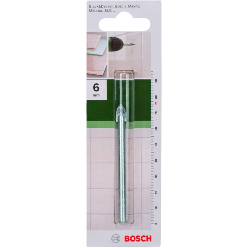 

BOSCH 2609255467 Broca para vidrio y azulejos Ø 6,0 mm- L- 76 mm