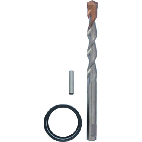 Broca centradora con pasador de fijación y anillo de goma 11,5 x 84 x 136 mm
