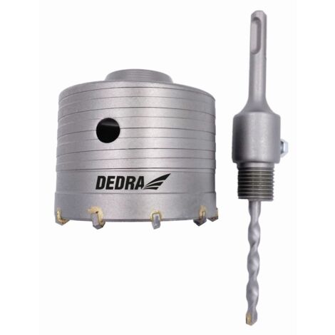Broca corona dedra ded1507-d 100mm sds plus carburo