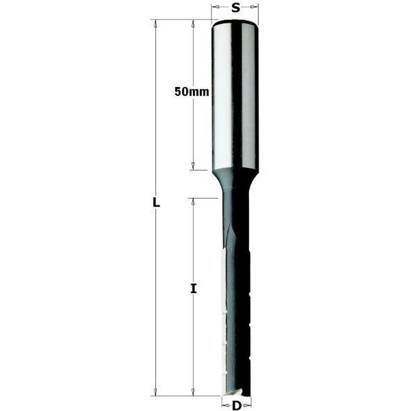 

CMT - 172.100.31 - Broca cortes rectos con rompevirutas kss diam 10 z2 s 13x50 dx