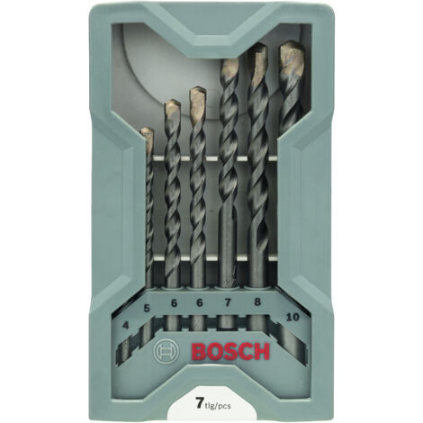 Broca CYL-3 piedra hormigón: set X-Pro 7 uds  BOSCH 2607017082