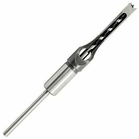 Broca de agujero cuadrado, broca de mortaja HSS, para carpintería - 8 mm (5/16")