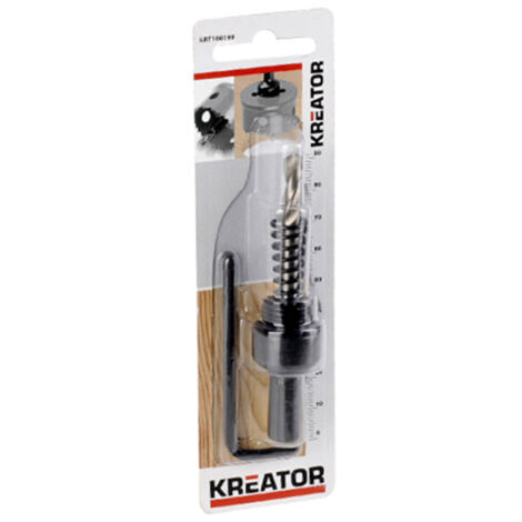 Broca de centrado para corona HSS para madera Kreator