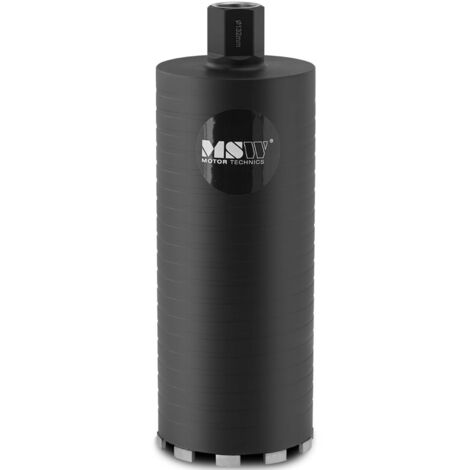 MSW Broca de corona de diamante - Ø 132 mm - 380 mm - 95 HRB - premium
