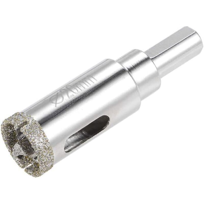 Broca de diamante Broca guía central de sierra perforadora de vidrio para baldosas de cerámica de vidrio 20 mm - Broca para materiales delicados RW