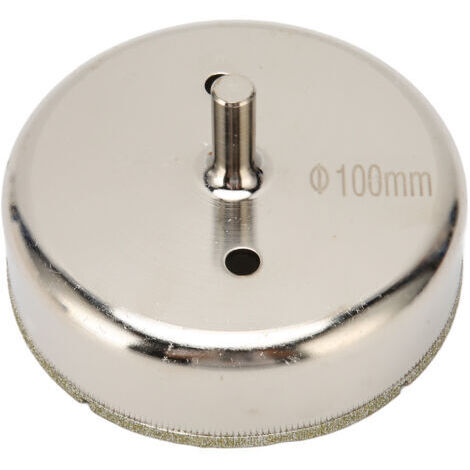 Broca de diamante de 100 mm para galvanoplastia, corte y perforación de baldosas de vidrio y jade.
