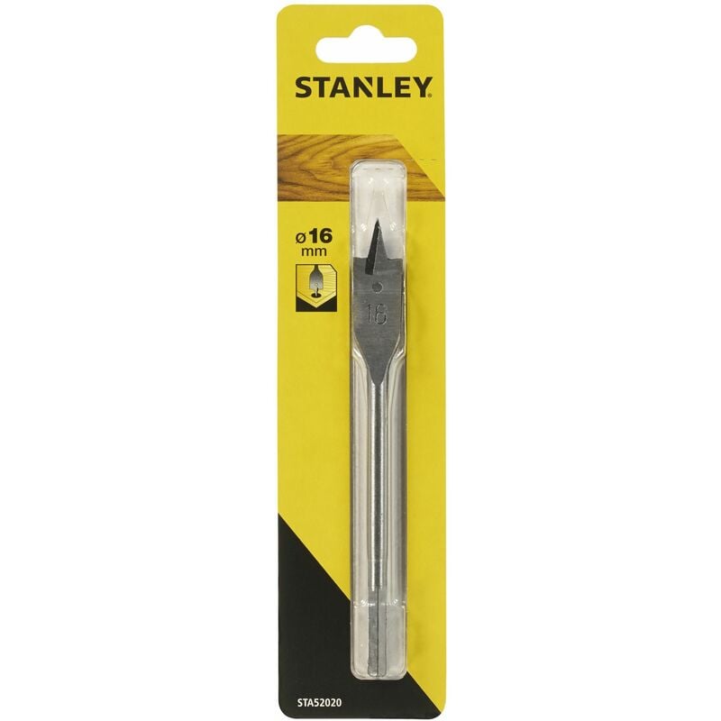 Stanley - Broca de pala con punta de centrar y bordes afilados ø 16mm