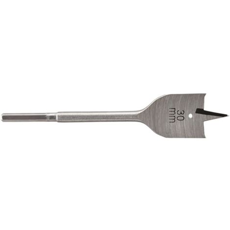 Broca de pala, vástago hexagonal, ø30 x 152 mm