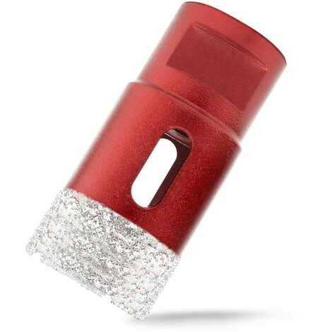 Broca de sierra perforadora de diamante MINKUROW con rosca M14 para perforación profesional en seco o húmedo en porcelana, azulejos, granito, mármol, vidrio (30 mm)
