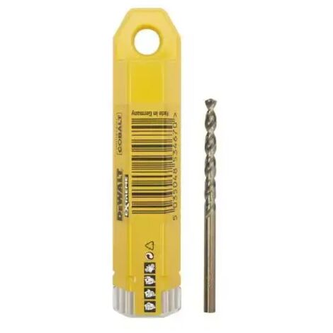 BROCA DEWALT COBALTO PARA METAL 5,0mm 10uds.