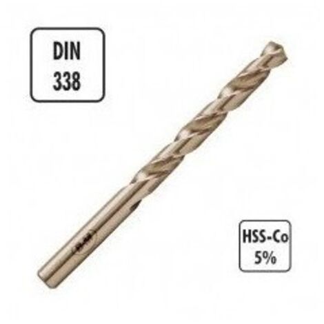 BROCA DIN338 HSSCO XTURBO 5MM FUN