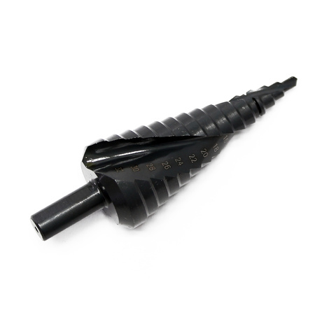 Broca escalonada HSS 4-32mm Cónico Taladro Alta Velocidad TiAIN