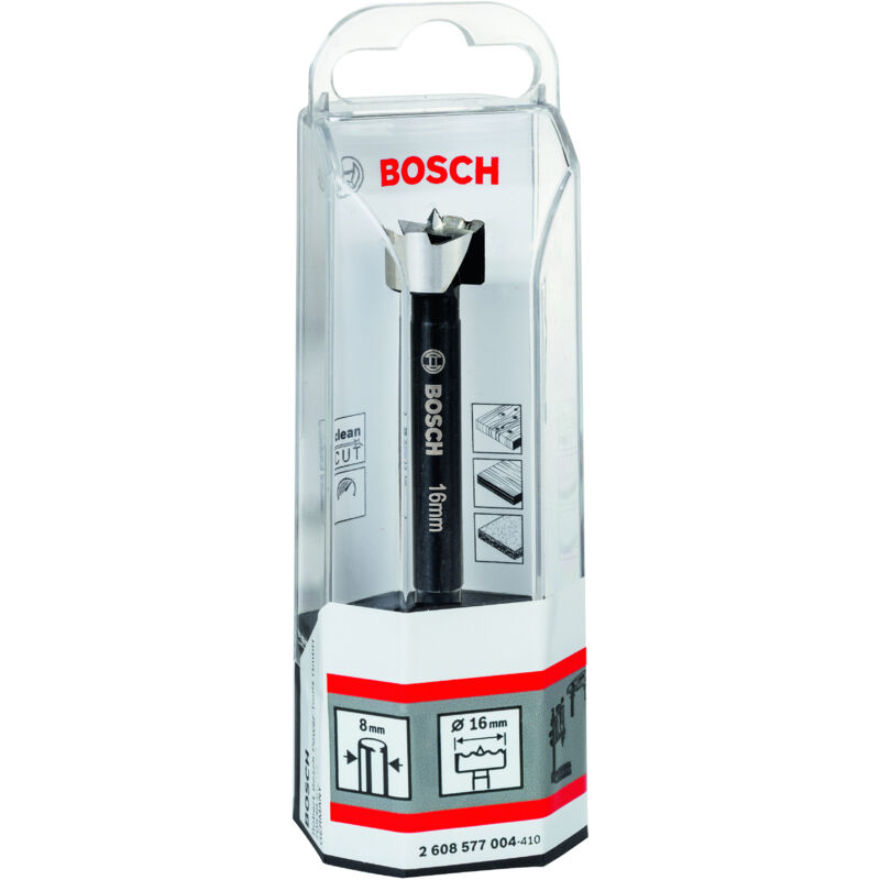 

BOSCH 2608577004 Broca fresadora madera, 16 16x90, d 8, toothed-edge