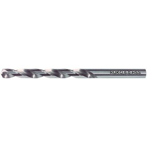 Broca helicoidal DIN 338 tipo N D.2.1mm HSS perfil-mango cilíndrico cerrado RUKO (Por 10)