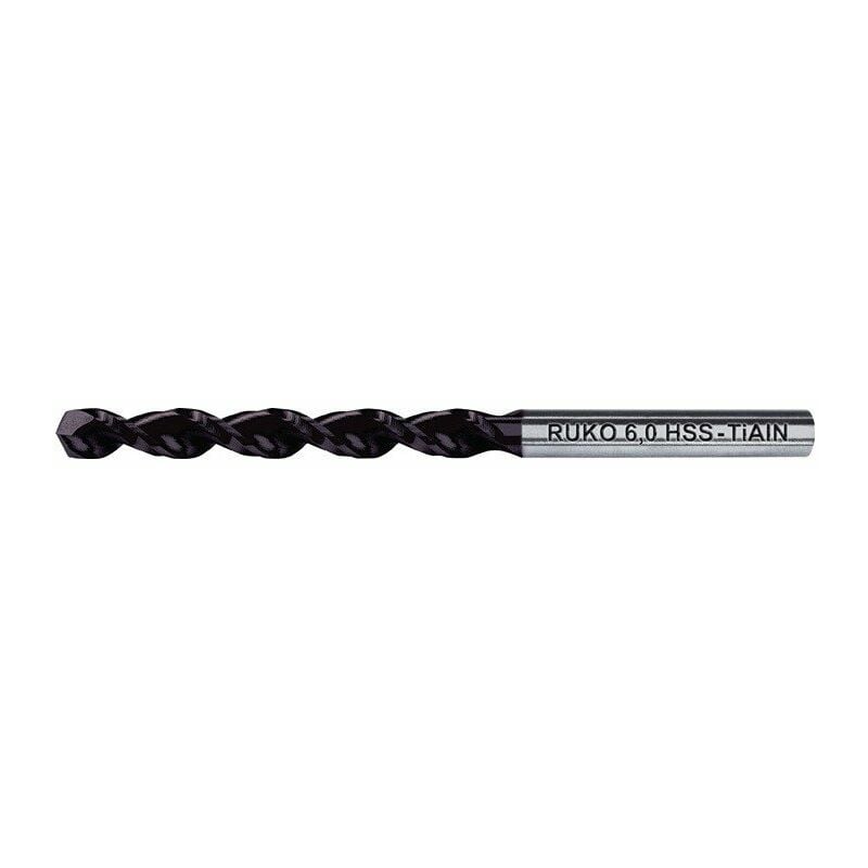 

Broca helicoidal DIN 338 TL 3000 D.10.5mm HSS corte de perfil TiAlN vástago cilíndrico RUKO (Por 5)