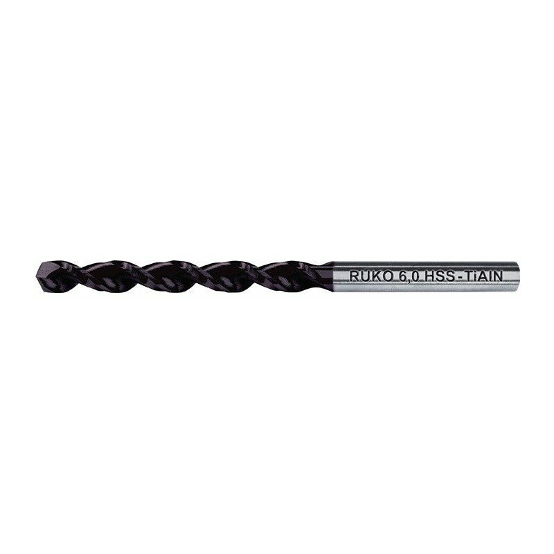 

Broca helicoidal DIN 338 TL 3000 D.7.3mm HSS corte de perfil TiAlN vástago cilíndrico RUKO (Por 10)