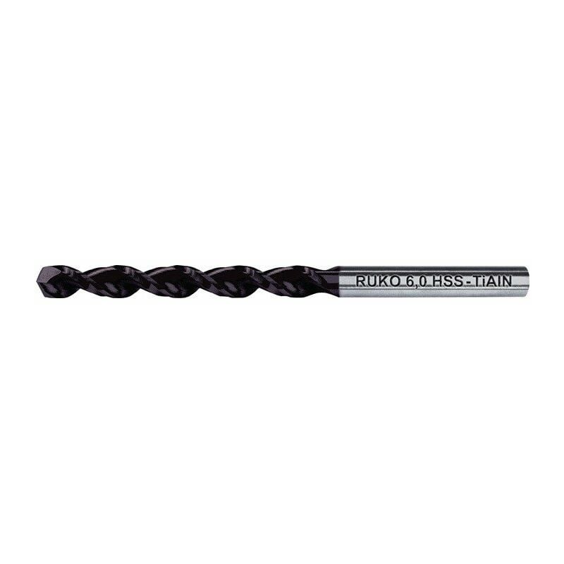 

Broca helicoidal DIN 338 TL 3000 D.7.5mm HSS corte de perfil TiAlN vástago cilíndrico RUKO (Por 10)